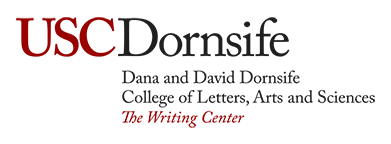 USC Dornsife Writing Center Logo